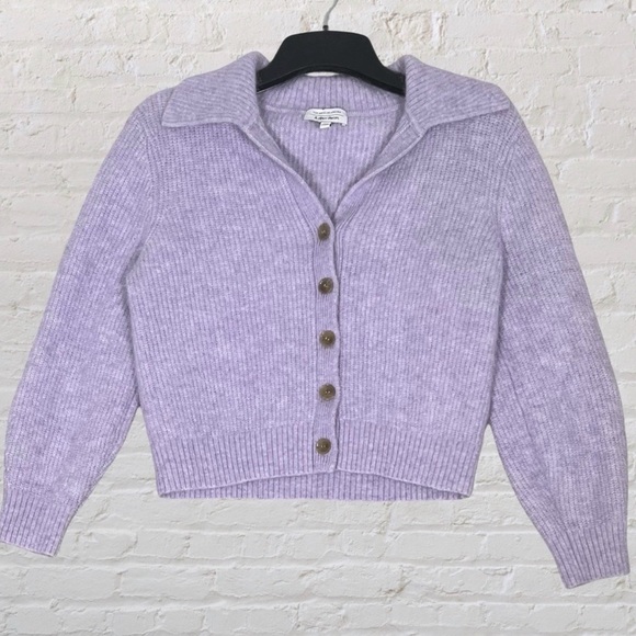& Other Stories Lavender Cardigan - Picture 3 of 7